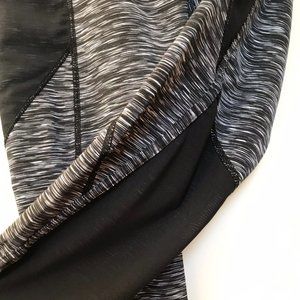 High Waist Yoga Leggings with Mesh Cutouts,Pockets